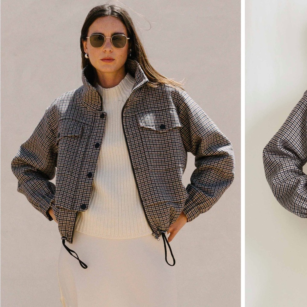 APIECE APART SELVA CROPPED BOMBER
